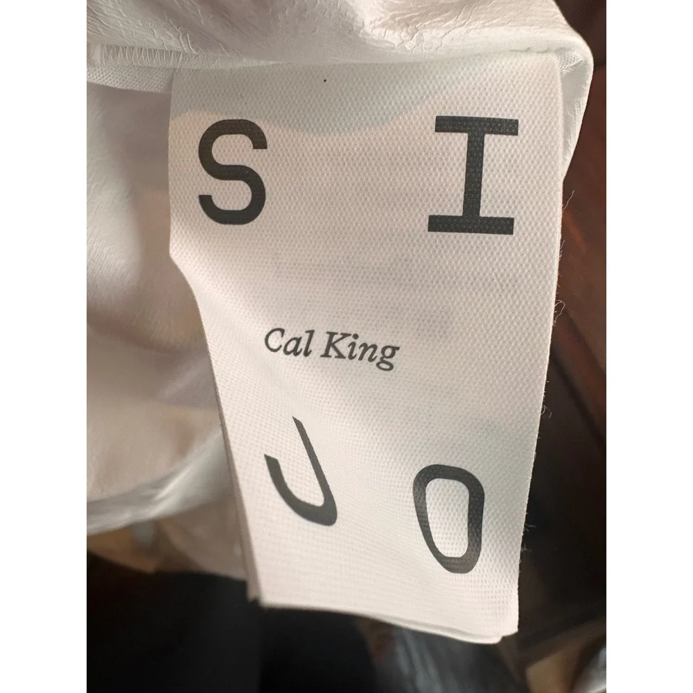 Sijo California King Mattress Protector White Lyocell Blend OEKO-TEX Bedding
